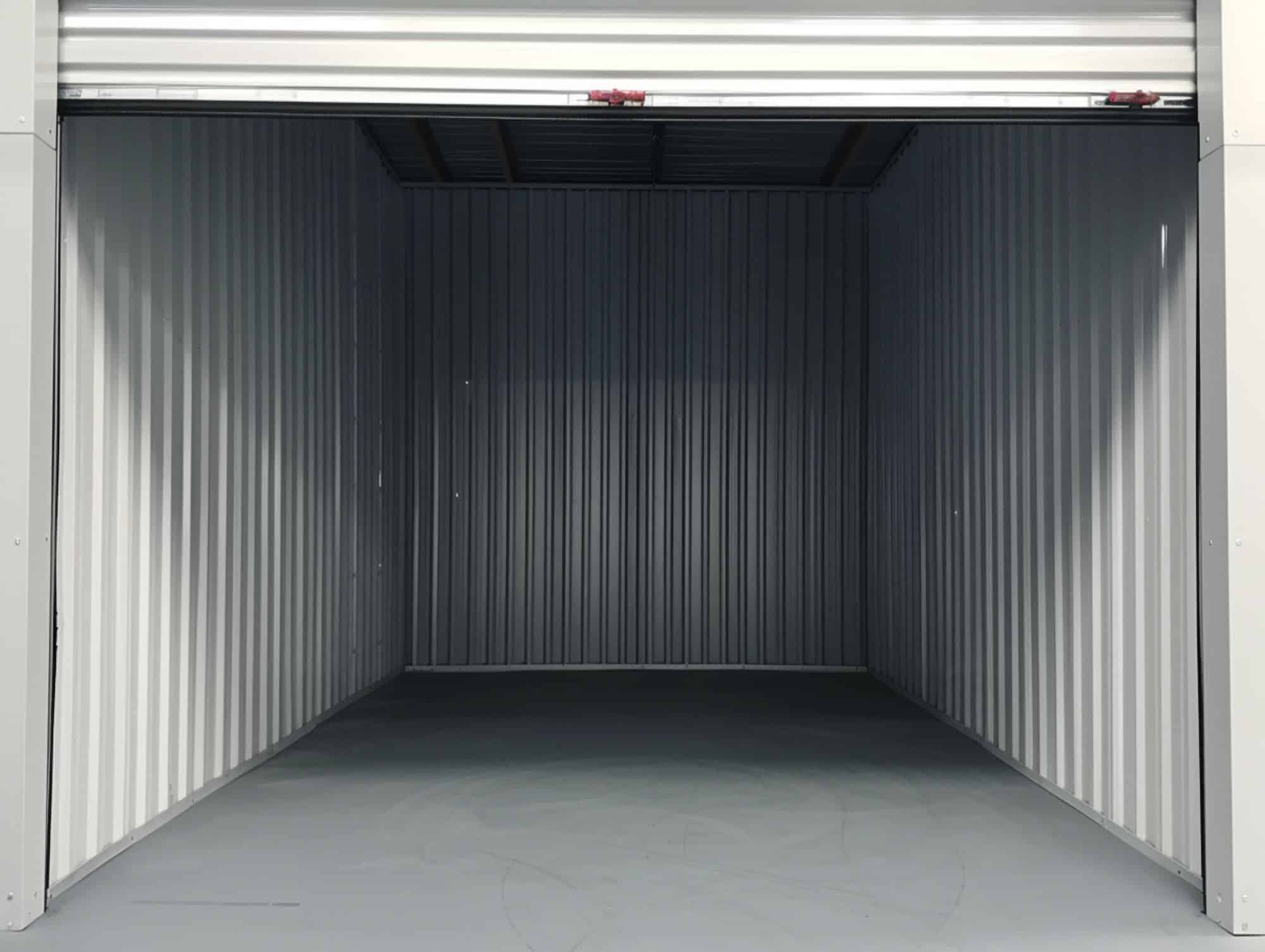 An empty storage unit